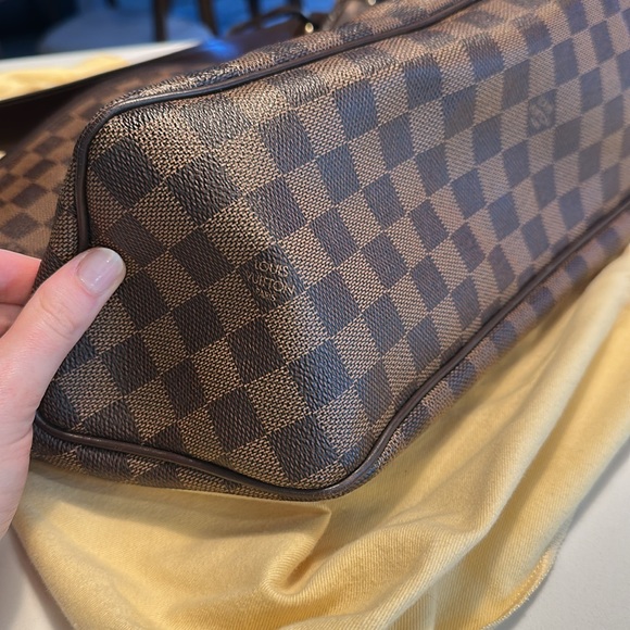 Louis Vuitton Delightful MM Damier Ebene - alternative to Neverfull - Picture 11 of 13